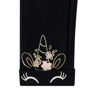 Jegging liso estampado unicornio   
