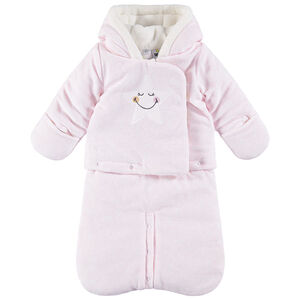 Mono de terciopelo con forro de punto y estampados y bordados ©Smiley 