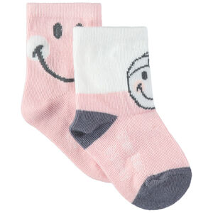 Juego de 2 pares de calcetines con dibujos de Smiley de jacquard  Main Juego de 2 pares de calcetines con dibujos de Smiley de jacquard