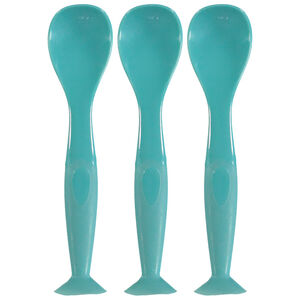 Conjunto de 3 cucharras ventosa Mix'N'Match - Azul 