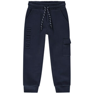 Pantalón de jogging de felpa con motivos en relieve  