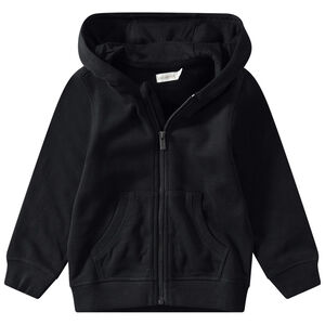 Chaqueta de felpa con capucha con cremallera 