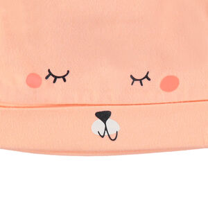 Conjunto para recién nacido con pijama, body y gorro con estampado de conejo 