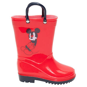 Botas de agua de goma con asas Disney Mickey 