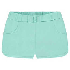Pantalón corto de muletón liso  Main Pantalón corto de muletón liso