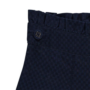 Pantalón amplio de tela  