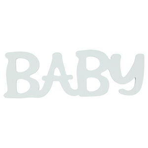 "BABY" de madera pintada 