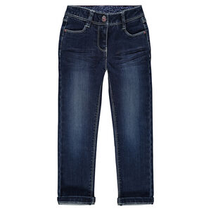 Jeans slim efecto usado  Main Jeans slim efecto usado