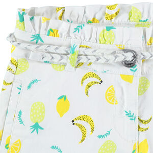 pantalon corto en twill estampado all-over con cintura  Main pantalon corto en twill estampado all-over con cintura