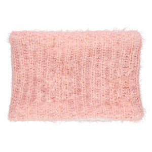 Snood de punto con efecto pelo y forro de borreguillo 