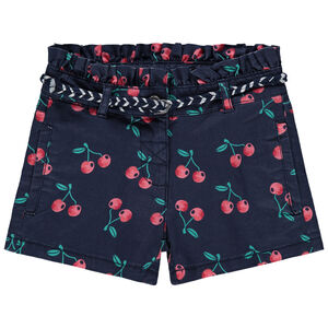 pantalon corto en twill estampado all-over con cintura  Main pantalon corto en twill estampado all-over con cintura
