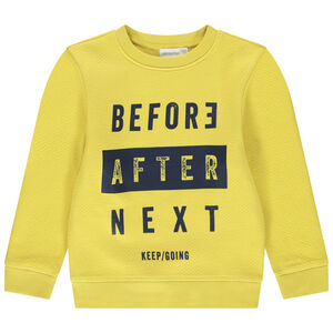 Sweat en molleton fantaisie à message printé 