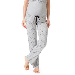 Pantalón homewear de embarazada estampado all-over 