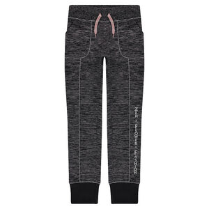Júnior - Pantalón de chándal de punto fino con texto estampado 