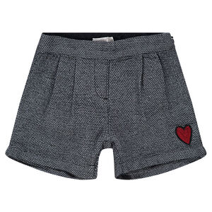 Pantalón de algodón con corazón de lentejuelas rojas  Main Pantalón de algodón con corazón de lentejuelas rojas