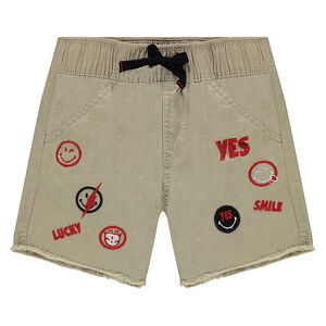 Pantalón corto de sarga con parches ©Smiley 