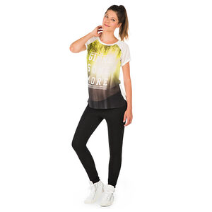 Camiseta manga corta para el embarazo de gasa 