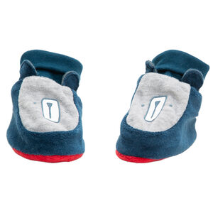 Patucos de terciopelo con orejas de relieve 