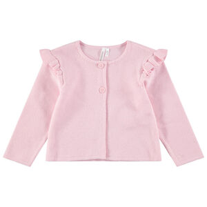 Chaqueta de punto con mangas con volantes  Main Chaqueta de punto con mangas con volantes