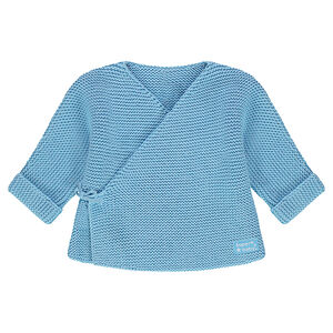 Camisita para recién nacido de punto con etiqueta de tela 