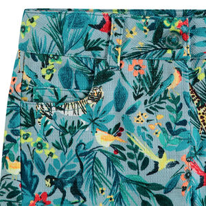 Pantalón corto con estampado tropical all over   Main Pantalón corto con estampado tropical all over