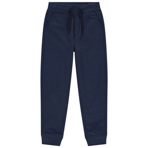 Pantalón de chándal de felpa lisa 