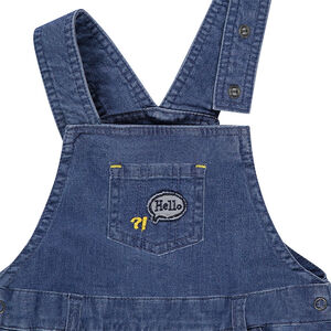 Peto vaquero corto con parches 