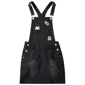 Júnior - Vestido tipo pichi con parches y estrellas estampadas  Main Júnior - Vestido tipo pichi con parches y estrellas estampadas