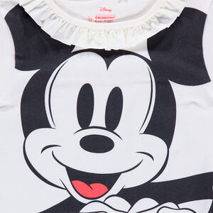 Camiseta de punto con cuello con volantes y estampado de Mickey ©Disney  Main Camiseta de punto con cuello con volantes y estampado de Mickey ©Disney
