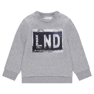 Sudadera de felpa con dibujo de lentejuelas mágicas 