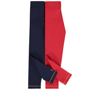 Juego de 2 leggings de punto con dibujo de fantasía estampado  Main Juego de 2 leggings de punto con dibujo de fantasía estampado
