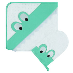 Conjunto de baño de rizo con motivo de rana 