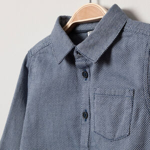 Camisa de manga larga de algodón de fantasía 