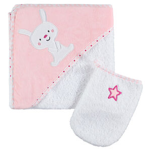 Set de baño capa de baño de rizo de algodón guante de aseo 