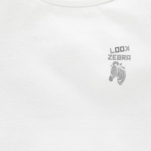 Lote de 2 camisetas manga corta con estampado de zebra camisetas interiores 