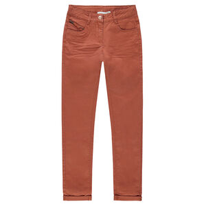 Júnior - Pantalón de algodón teñido con efecto arrugado y bolsillo con cremallera  Main Júnior - Pantalón de algodón teñido con efecto arrugado y bolsillo con cremallera
