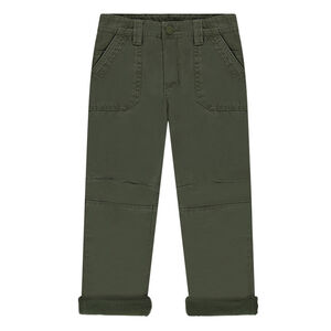 Pantalón de lona con forro de micropolar 