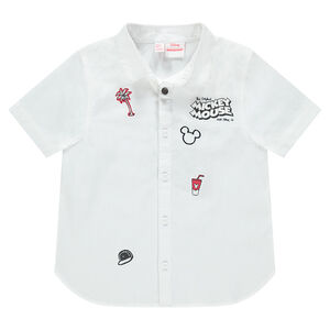 Camisa de manga corta con estampados de Mickey ©Disney 