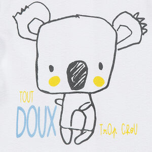 Pijama de punto con koalas estampados 