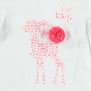 Camiseta interior con cuello subido de algodón ecológico y animal con estampado de leopardo  Main Camiseta interior con cuello subido de algodón ecológico y animal con estampado de leopardo