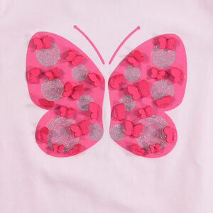 Camiseta de manga corta con dibujo estampado y detalles de relieve  Main Camiseta de manga corta con dibujo estampado y detalles de relieve