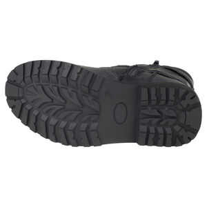 Botines con hebillas de color gris con remache 