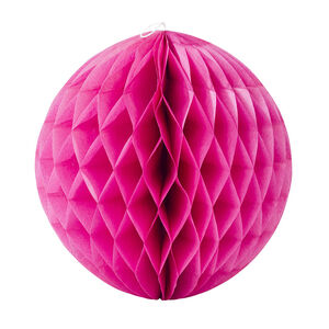 Set de 3 bolas de papel con efecto de panal 