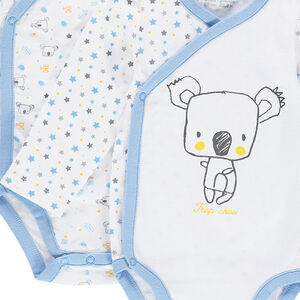 Juego de 2 bodies de punto de manga larga con koalas estampados 