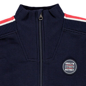 Gilet en molleton ottoman à badge  