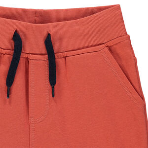 Bermudas de felpa jaspeada. 