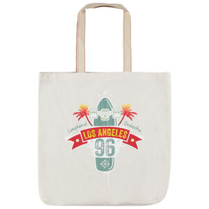 Tote bag de algodón reciclado con estampado fantasía 