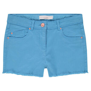 Pantalón corto de colores con acabado de flecos  Main Pantalón corto de colores con acabado de flecos