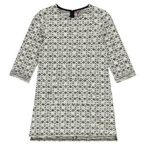 Junior - Robe en molleton fantaisie manches 3/4 