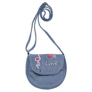 Bolso de bandolera con tachuelas de fantasía y bordados de colores  Main Bolso de bandolera con tachuelas de fantasía y bordados de colores
